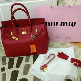 сумка Hermes красная