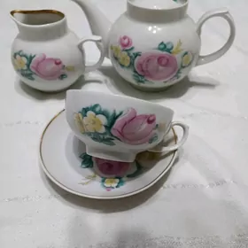 чайный сервиз форфор СССР