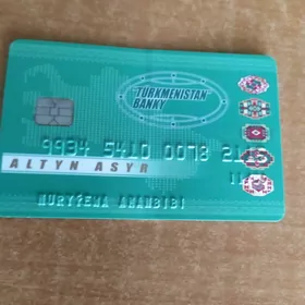 Aýlyk kart tapyldy