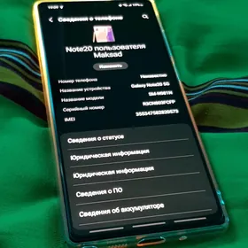 Samsung Note 20 5G 256Gb 8+8rm
