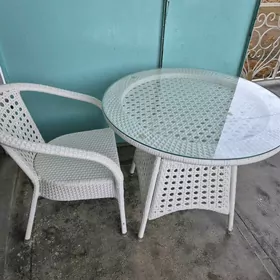 rattan Stol Stul Стол Стул