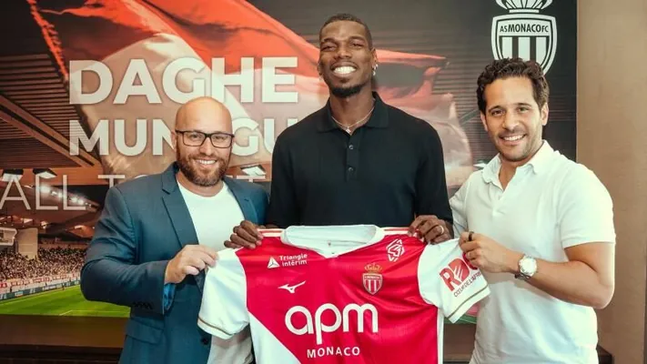 «Monako» Pol Pogba bilen gol çekişdi