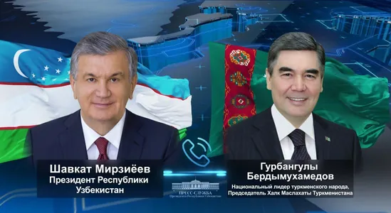 Şawkat Mirziýoýew telefon arkaly söhbetdeşlikde Gurbanguly Berdimuhamedowy doglan güni bilen gutlady