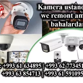 Kamera domofon access kontrol ustanowka