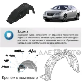 Lexus ES Yzky Keçe Podkrylnyk