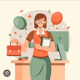 секретарша в офис