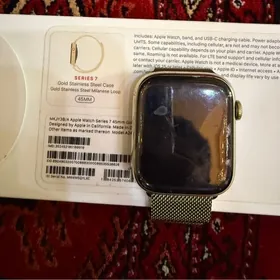apple watch stainles steel gol
