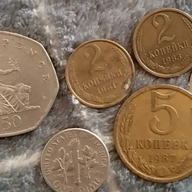 монета английская