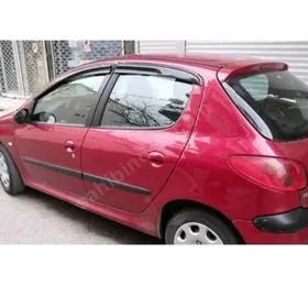 Peugeot 206 ветровики 4шт