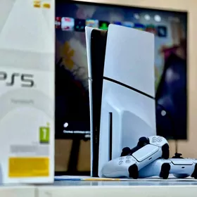 PS5 slim/2jostik/12oyun/1TB