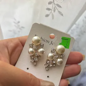 сережки бижутерия
