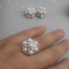 серебряный комплект