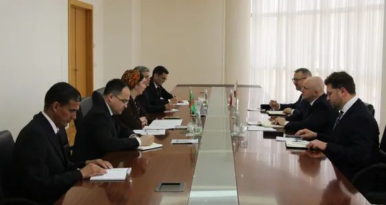 Aşgabatda Polşanyň Seýmynyň daşary işler boýunça komitetiniň başlygy bilen duşuşyk geçirildi