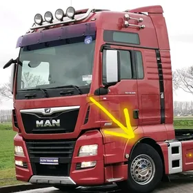 MAN TGX krulo uzalmagy