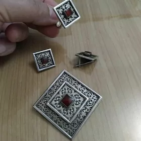 kümuş komplekt