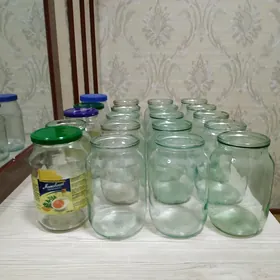 Банки 1 литр и 0,8 литров