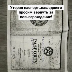 Утерян паспорт