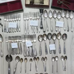 мельхиор вилки ложки