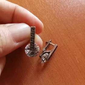 Серьги серебро