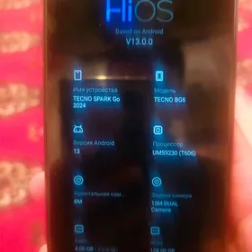 Tecno spark 4+4/128