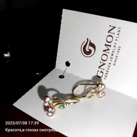 детские серьги