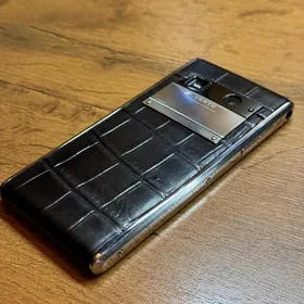 Vertu Aster T Brown Alligator