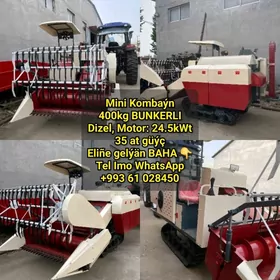 Kombaýn Traktor Ot Orýan Däne