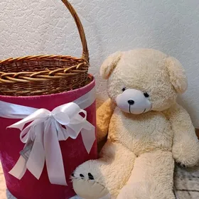 mishka, korobka, korzina