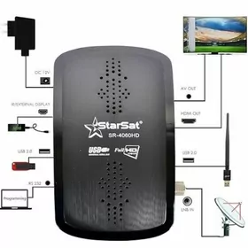 Тюнер STARSAT SR 4080 HD + wi-fi swistok 120м