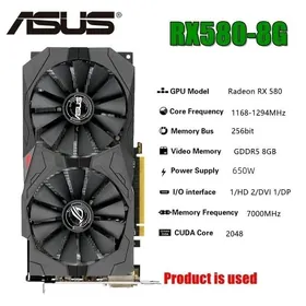 ASUS RX 580 8GB 256 BIT