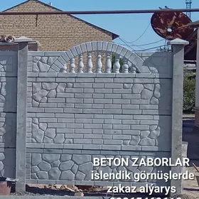 beton zabor