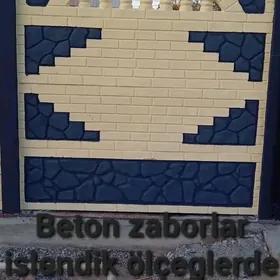 beton zabor