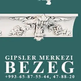 Karniz gülli. Gips/гипс