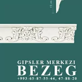 Nagyşly karnizler gips/гипс