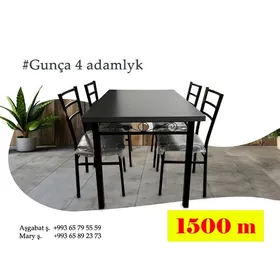 Stol Stul Mebel Garnitur