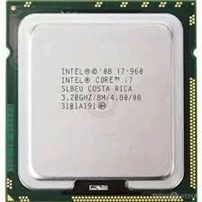 intel core  i7 - 960 CPU