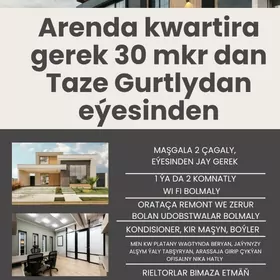 Eýesinden arenda jay GEREK
