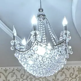 Mebel, lýustra, spalny krawat