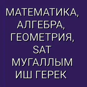 MATEMATIKA ALGEBRA MUGALLYM