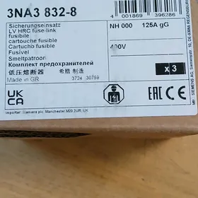Predohranitel siemens 125 a