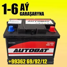 GARAŞARYNA❗AUTOBAT 12V60AH