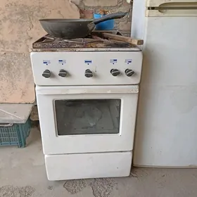 газ плита, холодильник