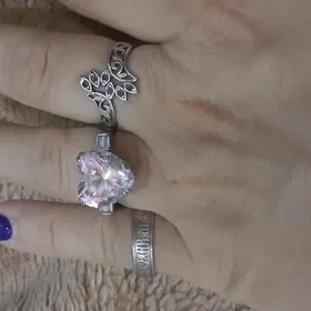 серебро 3 кольца