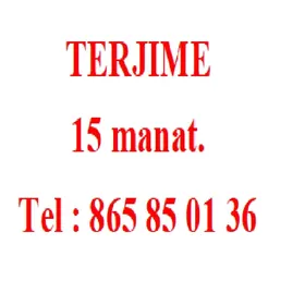 TERJIME 15 manat