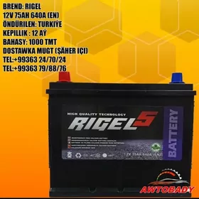 Akumulýator RIGEL 12V 75AH