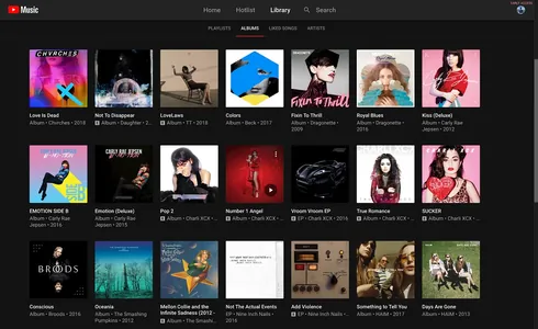 Indi YouTube Music-de aýdymlary dürli enjamlarda galan ýerinden diňläp bolýar