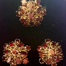 серебряный комплект