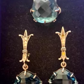 серебряный комплект