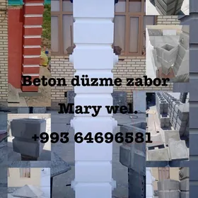 Beton zabor