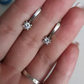 Серьги серебро